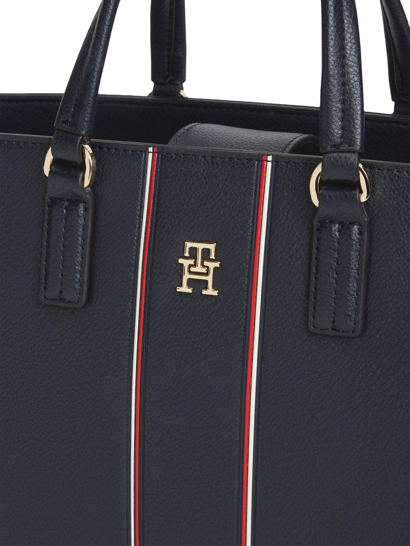 Tommy Hilfiger Daily Signature satchel in navy - British product