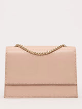 John Lewis Phase Eight Chain Handle Pure Leather Clutch Bag, Neutral- Buy online at McGrocer