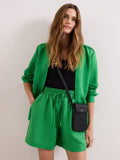 Phase Eight straw crossbody phone bag black, imported from the UK