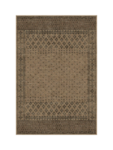 John Lewis Ruggable Fernanda Rug, Black/Tan 90x60cm- Buy online at McGrocer