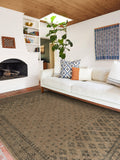 Ruggable Fernanda rug Black/Tan 90x60cm, imported from the UK
