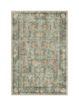 John Lewis Ruggable Morris & Co. Pimpernel Rug Jade Washable Rug 90x60cm- Buy online at McGrocer