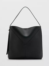 John Lewis Mango Tote Shoulder Bag, Black- Buy online at McGrocer