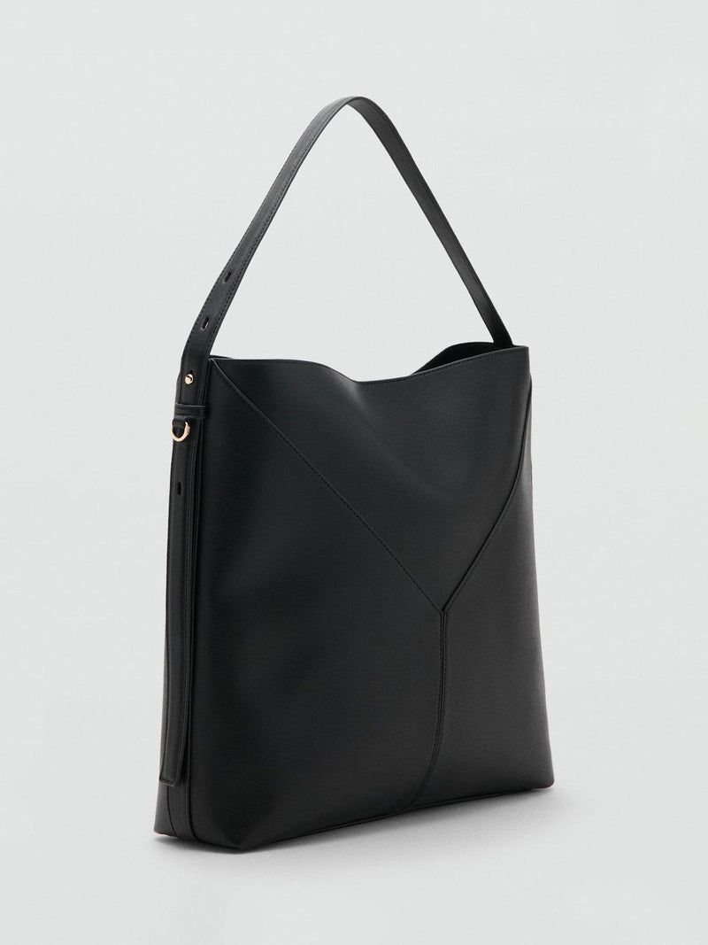 Mango tote shoulder bag black, imported from the UK