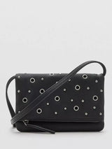 John Lewis Mango Kids' Crossbody Eyelet Flapover Bag - Black- Buy online at McGrocer