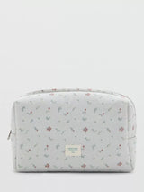 John Lewis Mango Kids' Zipped Floral Cosmetic Bag, Grey- Buy online at McGrocer