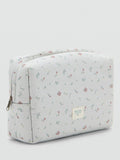 Mango kids floral cosmetic bag grey imported from the UK
