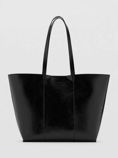 John Lewis Mango Large Shopper Tote Bag Black- Buy online at McGrocer