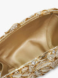 Dune London gold diamanté clutch, UK version