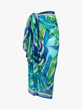 Seaspray St Lucia pareo green multi - British product