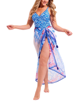 John Lewis Seaspray Crete Pareo Blue/Multi- Buy online at McGrocer