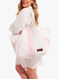 Seaspray Lucy Stripe beach bag oversized, UK version