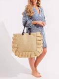 Seaspray Clara ruffle bag natural, UK version
