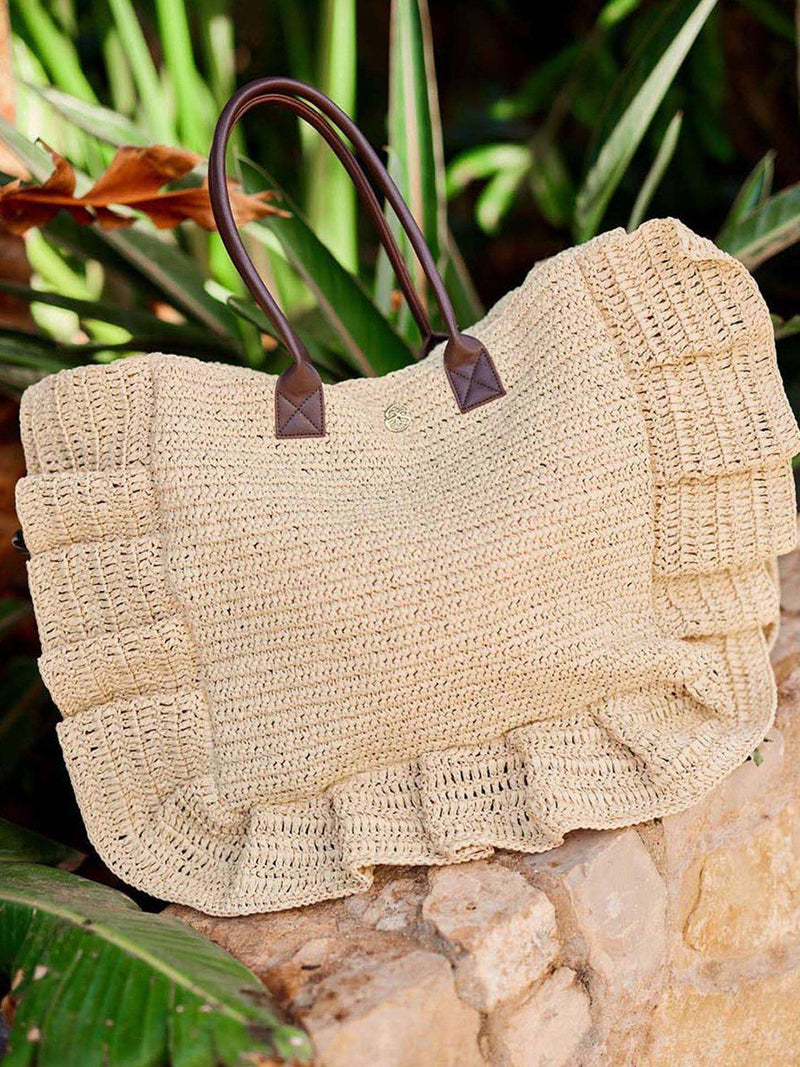 Seaspray Clara ruffle bag natural, UK version