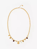 Mint Velvet multi charm necklace gold tone 82cm (British brand)