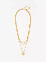 John Lewis Mint Velvet Triple Layered Heart Necklace- Buy online at McGrocer