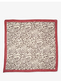 Mint Velvet leopard print scarf 64x64cm, imported from the UK