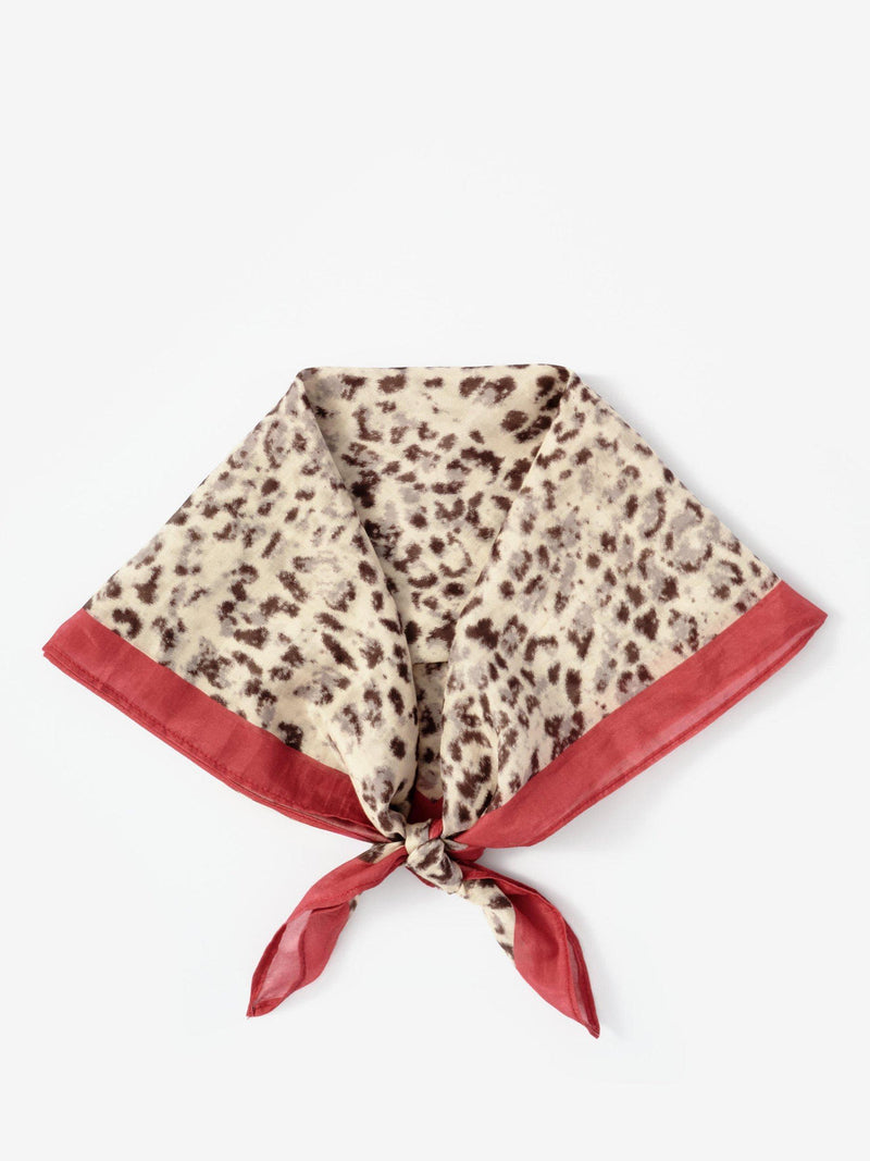 Mint Velvet leopard print scarf 64x64cm, imported from the UK