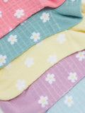 John Lewis floral cotton socks pack of 7 (British brand)