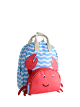 John Lewis JoJo Maman Bébé Kids Crab Appliqué Backpack Mid Blue- Buy online at McGrocer