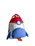 JoJo Maman Bébé quilted space rocket backpack, imported from the UK