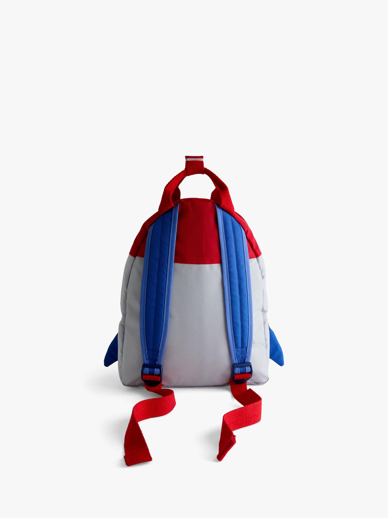 JoJo Maman Bébé quilted space rocket backpack, imported from the UK