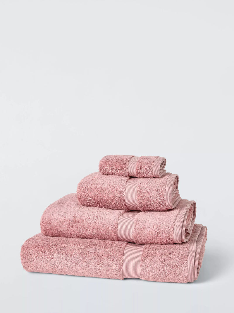 John Lewis Egyptian Cotton Face Cloth (Pack of 2), Old Rose