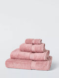 John Lewis Egyptian Cotton Face Cloth (Pack of 2), Old Rose