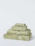 John Lewis Egyptian Cotton Face Cloth (Pack of 2), Willow
