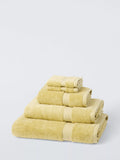 John Lewis Egyptian Cotton Face Cloth (Pack of 2), Chartreuse