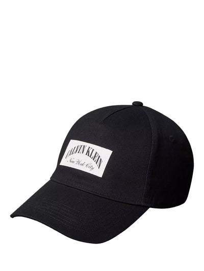John Lewis Calvin Klein Heritage Crest Baseball Cap, Black- Buy online at McGrocer