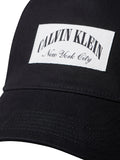 Calvin Klein black baseball cap 100% cotton, UK version
