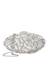 John Lewis Dune London Brides Diamante Hard Case Evening Clutch, Silver- Buy online at McGrocer