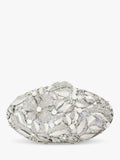 Dune London diamante hard case clutch silver - British product