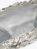 Dune London diamante hard case clutch silver - British product