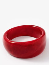 John Lewis Mint Velvet Resin Bangle, Red- Buy online at McGrocer