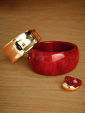 Mint Velvet red resin bangle 6.7cm (British brand)
