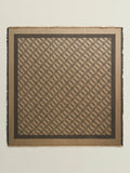 Hobbs Mora Insignia Print scarf Black/Camel 130cm - British product