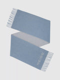 Reiss Picton wool blend scarf blue 180cm, UK version