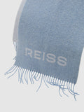 Reiss Picton wool blend scarf blue 180cm, UK version