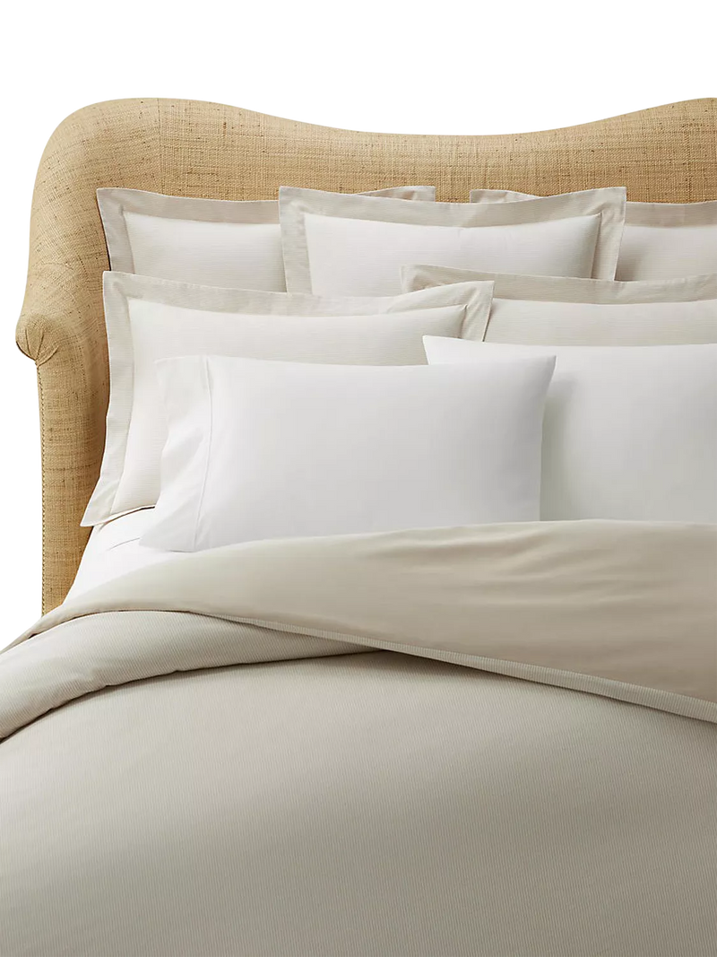 Ralph Lauren Oxford striped pillowcase pair 50x75cm, imported from the UK