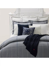 John Lewis Ralph Lauren August Bedding Duvet Cover and Pillowcase Set Navy- Buy online at McGrocer