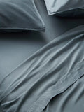 John Lewis Washed Organic Cotton Flat Sheet Double