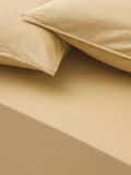 John Lewis washed organic cotton fitted sheet double - British product