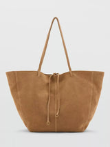 John Lewis Mango Pure Suede Shopper Tote Bag- Buy online at McGrocer