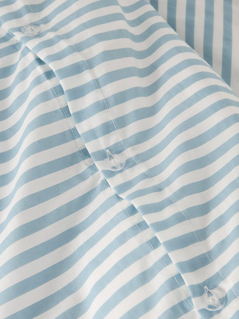 John Lewis cotton percale stripe duvet cover set double, UK version