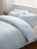 John Lewis cotton percale stripe duvet cover set double, UK version