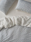 Piglet in Bed super king folk floral pillowcases, imported from the UK
