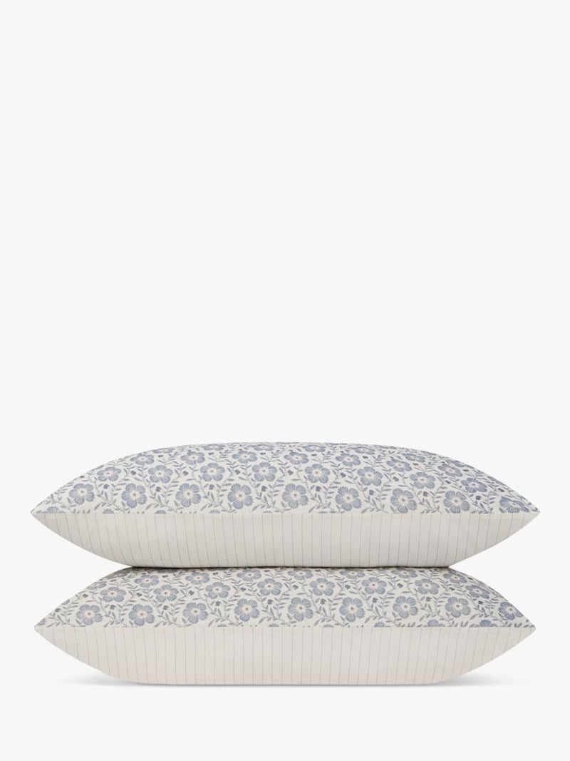 Piglet in Bed super king folk floral pillowcases, imported from the UK