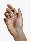 Ottoman Hands adjustable turquoise ring (British brand)